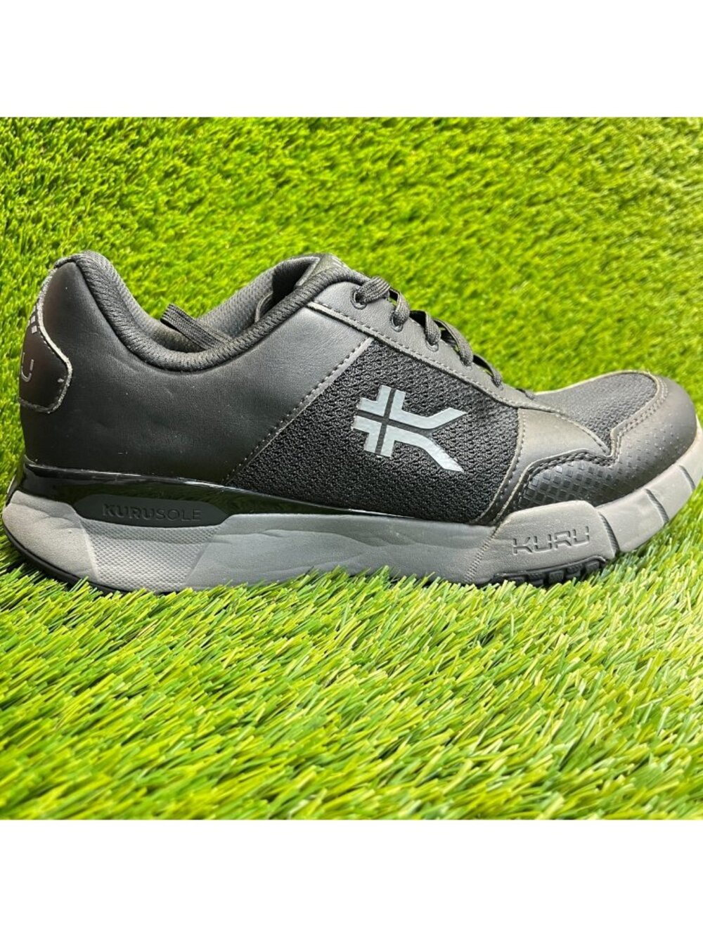 Kuru Quantum 2.0 Mens Size 11 Black Gray Athletic Running Walking Shoes Sneakers